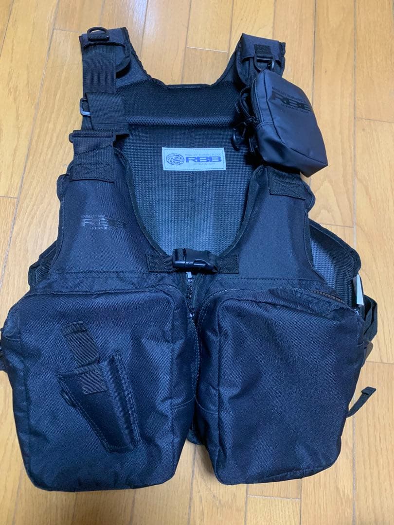 リバレイ ライフジャケット RBB ルアーゲームベスト ブラック