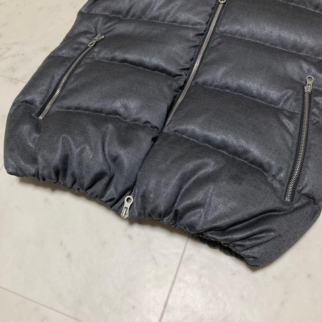 美品　デュベティカ　42　ダウンベスト　FEBEDUE　カシミヤ　ウール