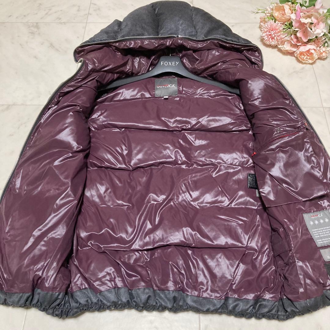 美品　デュベティカ　42　ダウンベスト　FEBEDUE　カシミヤ　ウール