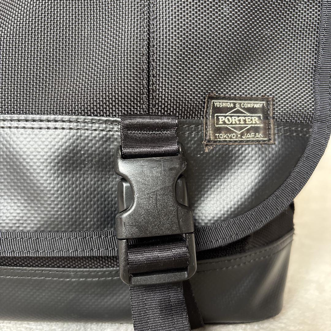 PORTER ポーター HEATヒート メッセンジャーバッグ L　マグライト付