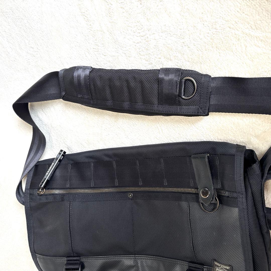 PORTER ポーター HEATヒート メッセンジャーバッグ L　マグライト付