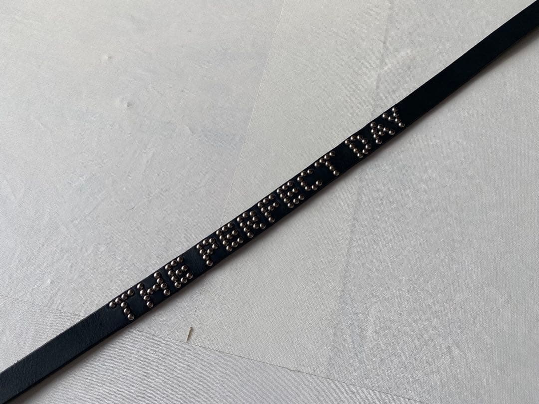 KJ着Rottweiler leather studs belt cootie