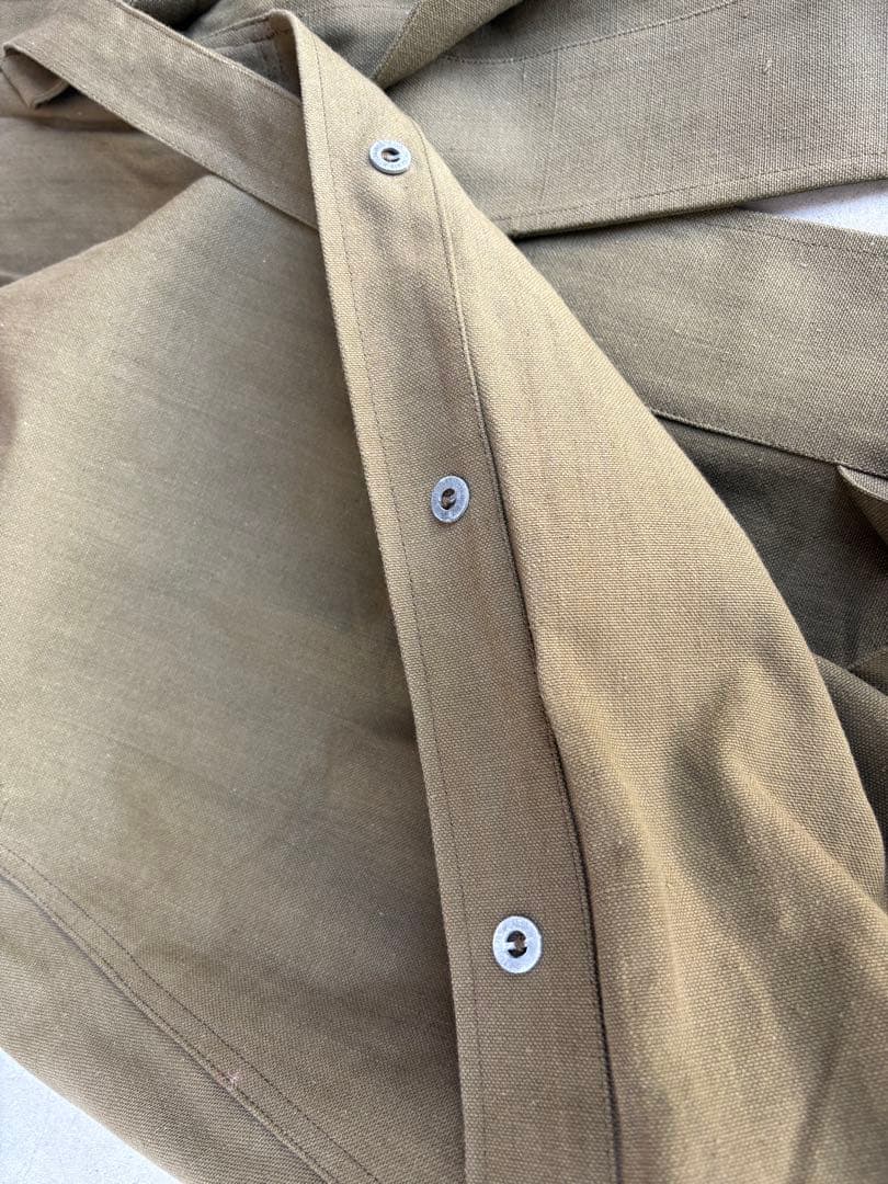 シ*ス様 40s フランス軍 M-35 モーターサイクルコート 実物 デッドスト