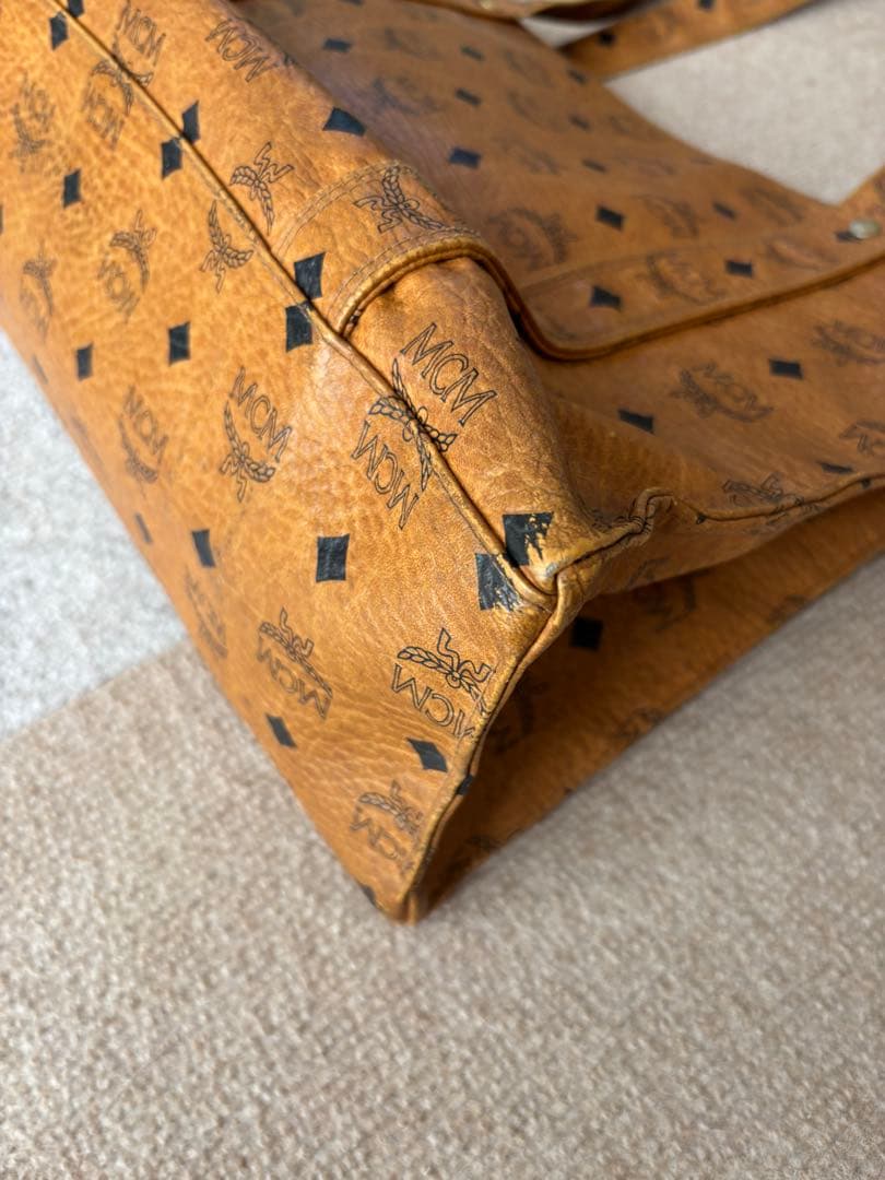 MCMエムシーエムロゴトートバッグヴィセトス柄ヴィンテージ平成