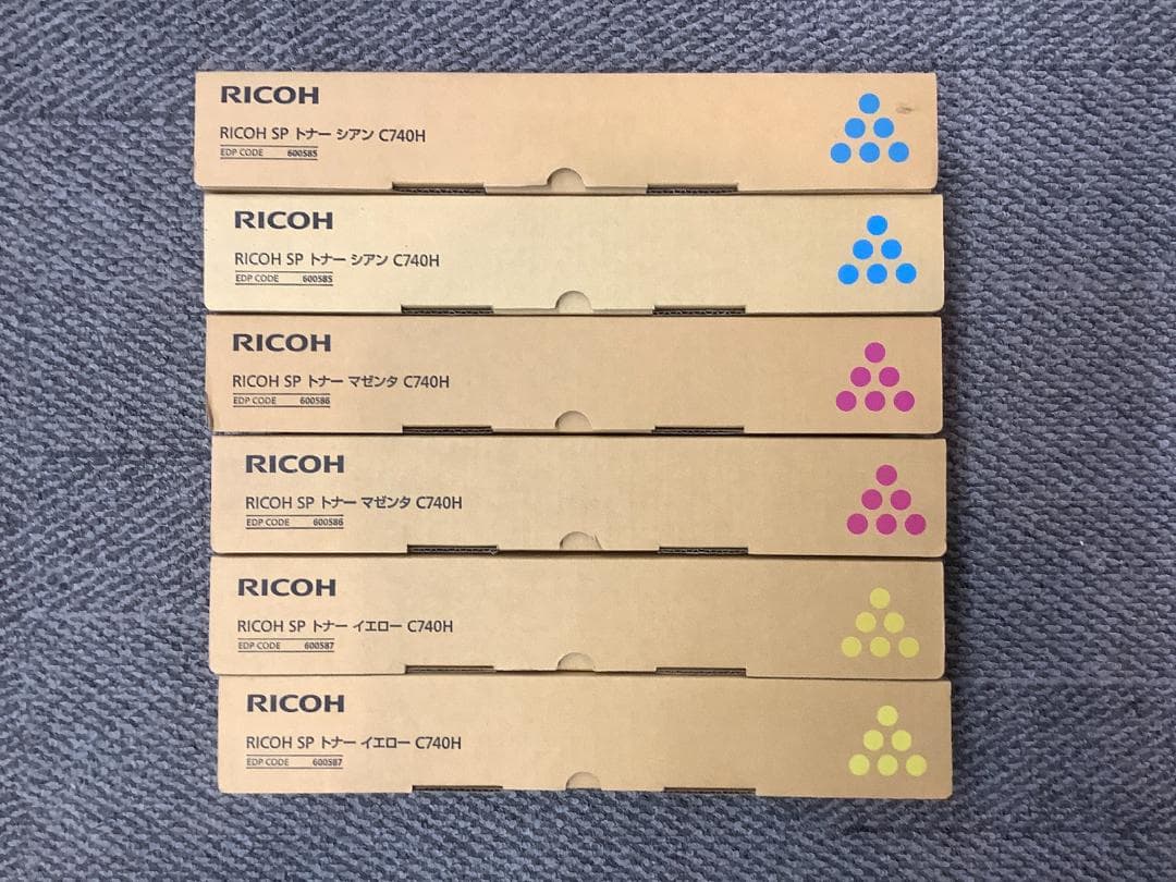 RICOH SP トナー C740H 3色セット