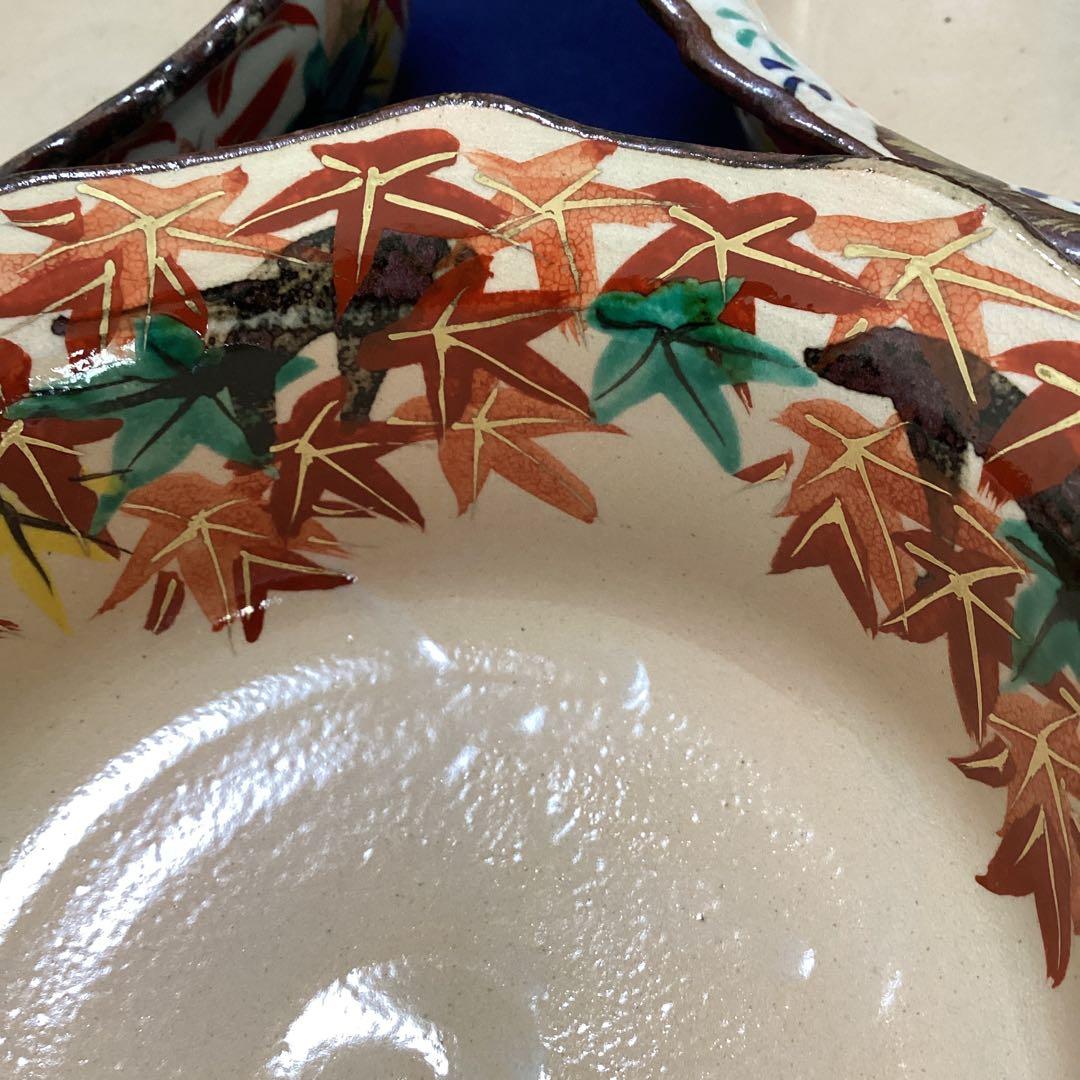 京焼乾山写雲錦向付10客　　新品未使用