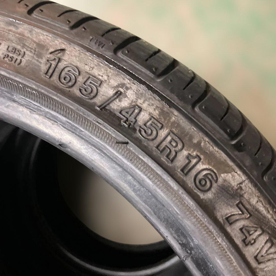 165/45R16 4本セット DURATURN 夏タイヤ引っ張りバリ山軽四
