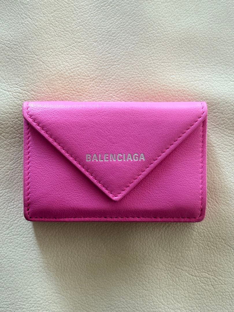 バレンシアペーパーミニウォレット三つ折り財布