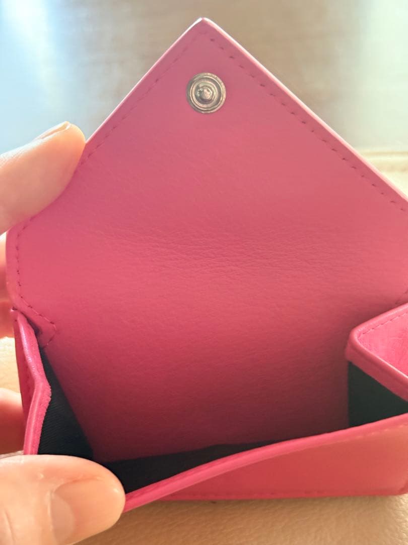 バレンシアペーパーミニウォレット三つ折り財布