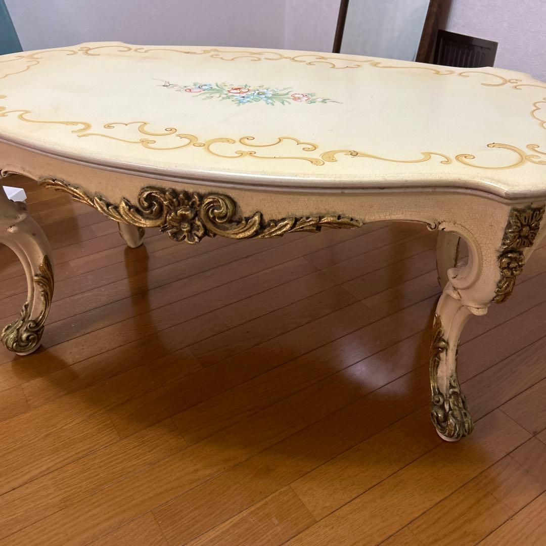 SILIK シリック　ロココ　ローテーブル　センターテーブル　アンティーク