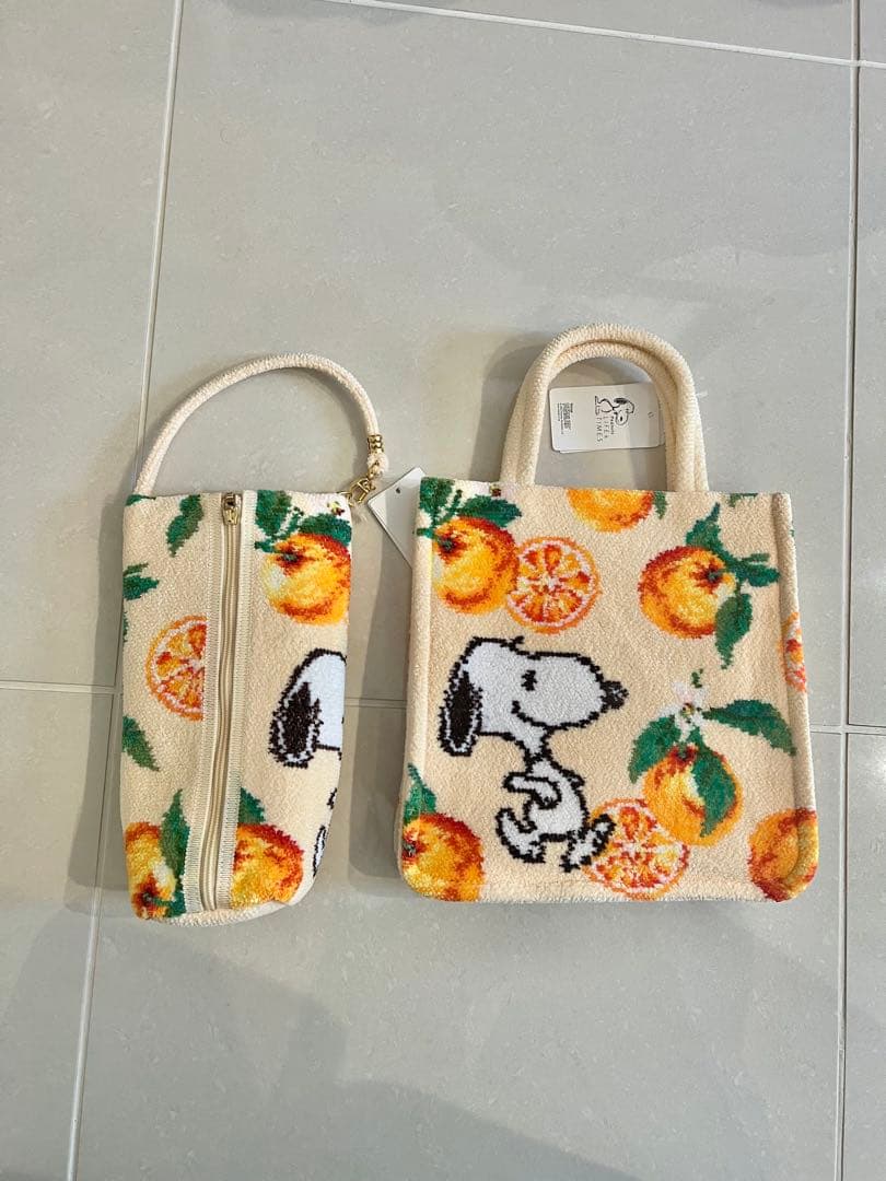 フェイラー スヌーピーネロリ　バッグ＆ペットボトルケース