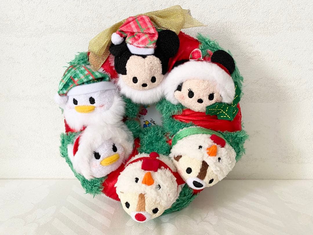 香港ディズニーランド*ツムツム*クリスマスリース*