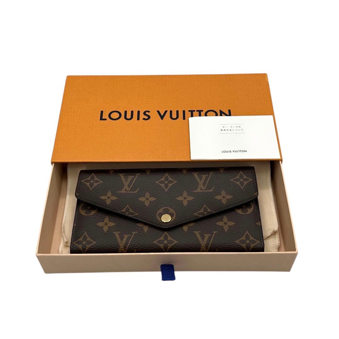 新品級　ルイヴィトン モノグラム ポルトフォイユサラ 新型 ローズバレリーヌ