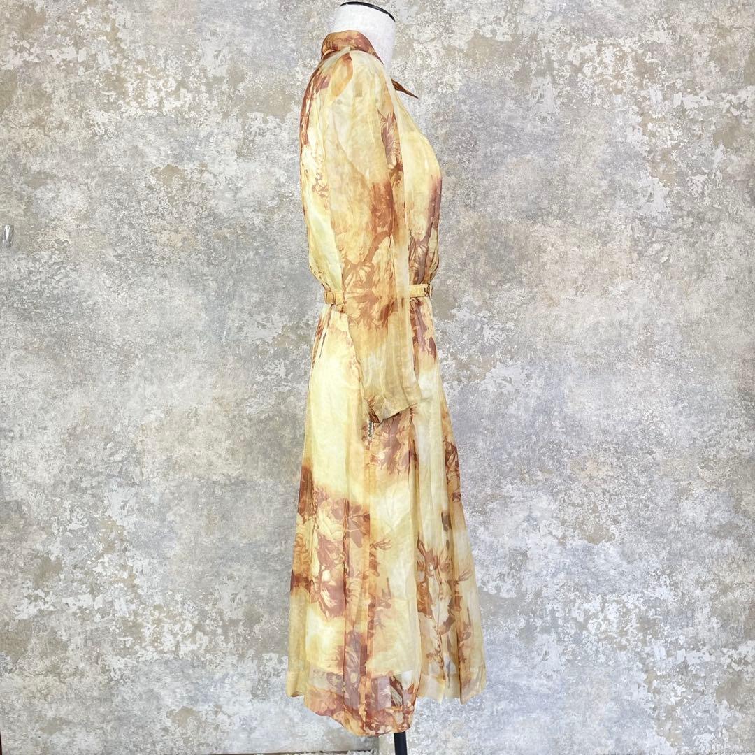 希少/美品● ジャンポールゴルチエ ワンピース インナー付き レース 花柄