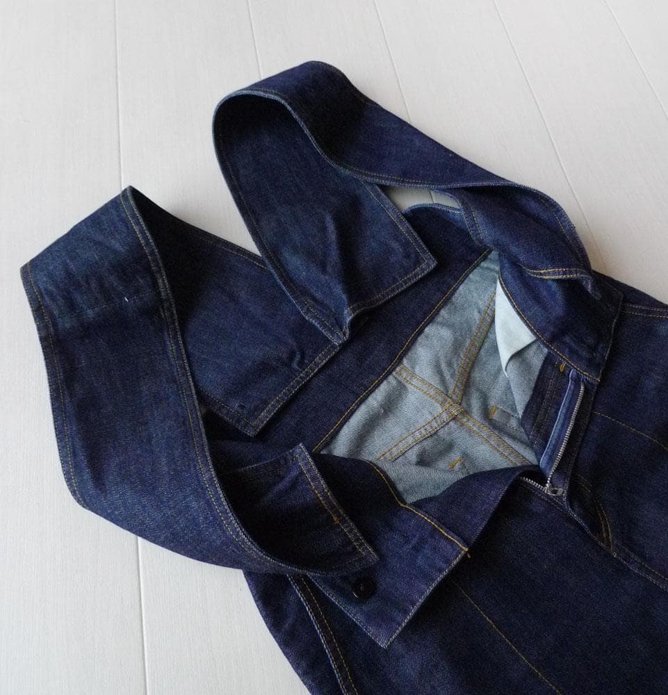 美品 トゥモローランド マカフィー 2,5万円 デニムのサロペット D439