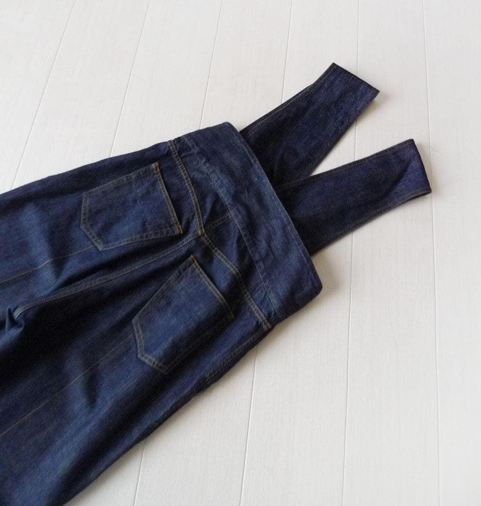 美品 トゥモローランド マカフィー 2,5万円 デニムのサロペット D439