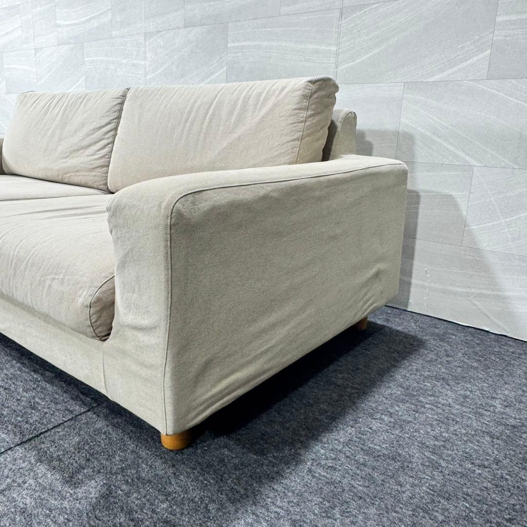 無印良品 MUJI ファブリックソファ 2.5人がけ 人気商品 d5240