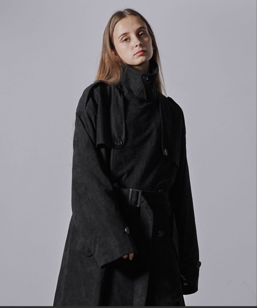 【CLEL】Double Tech Fade Trench Coat