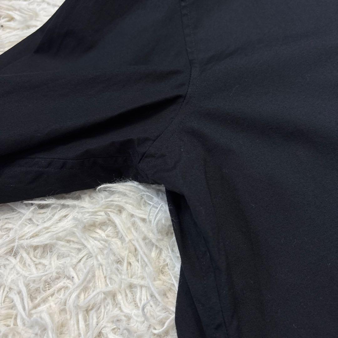 美品【ヴィヴィアンウエストウッドメン】ブラック　オーブ　七分袖　変形シャツ　50