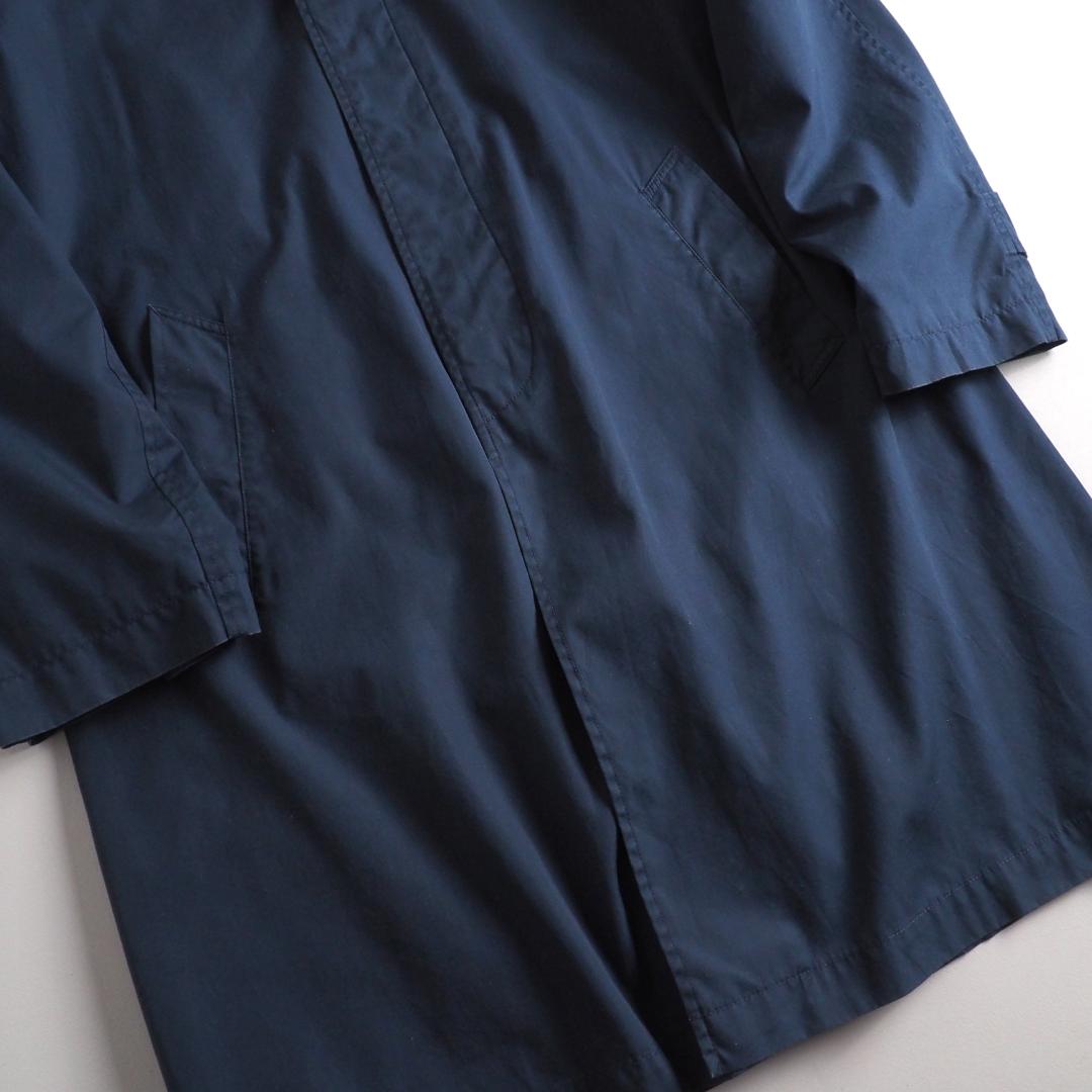 ラルフローレン　綿１００％　ステンカラーコート　ネイビー　美品