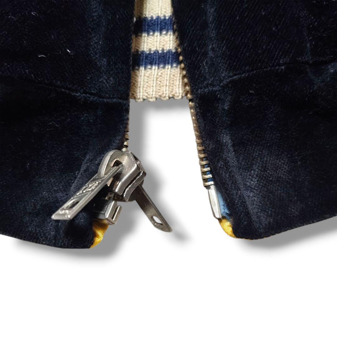 訳アリ テーラー東洋 アラスカ 別珍 リバーシブル スカジャン 白熊 犬ぞり L