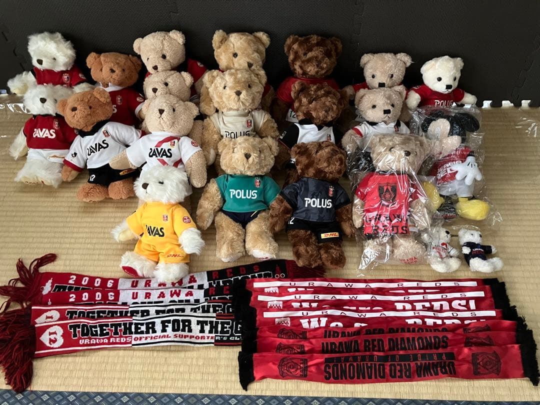 浦和レッズ　テディベア　18個　オマケ付