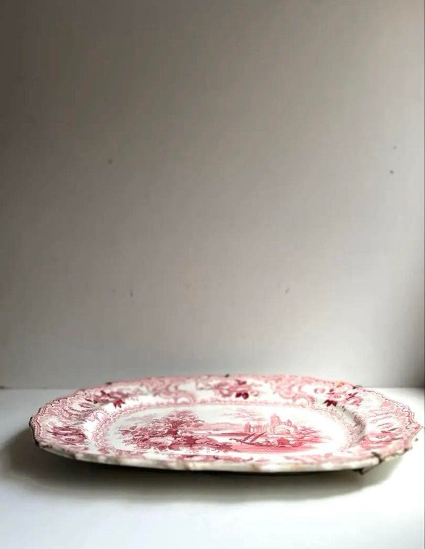 アンティーク イギリス フランス 花柄 蚤の市 サルグミンヌ お正月 雛祭り