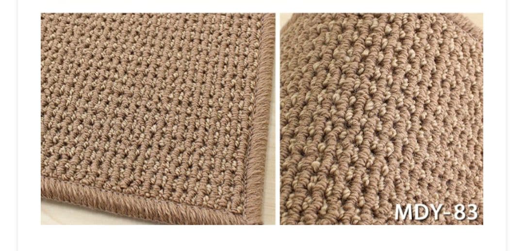 アスメロディ 日本製 ウール100% カーペット ラグ ブラウン 150×210