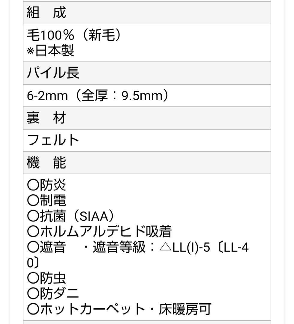 アスメロディ 日本製 ウール100% カーペット ラグ ブラウン 150×210