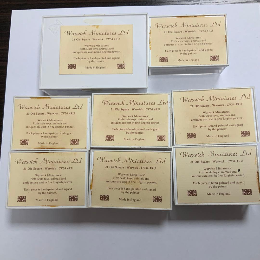 Warwick miniatures ミニチュア　動物　ピノキオ　アンティーク