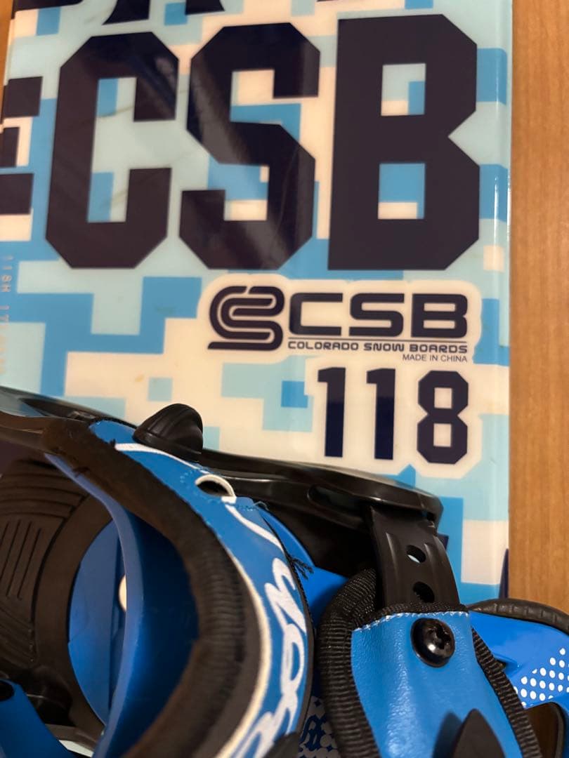 CSB スノーボード 118モデル ビンディング付き　キッズ