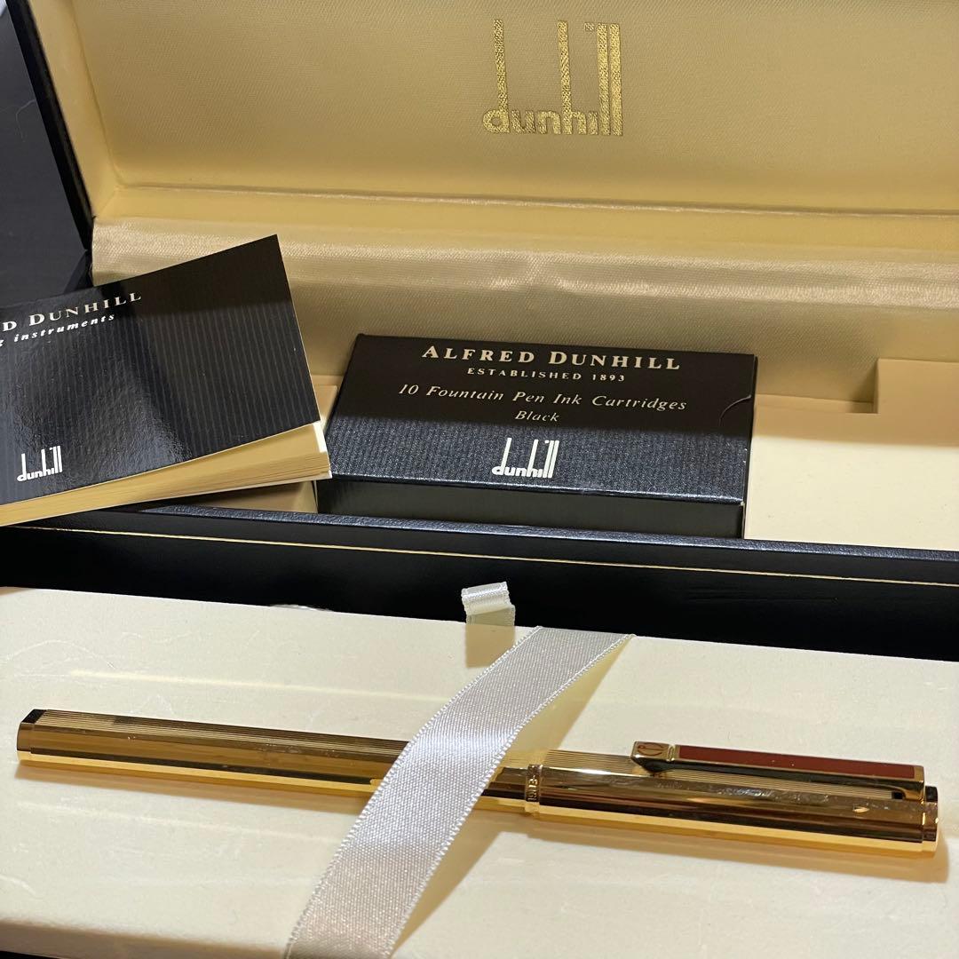 ダンヒルDUNHILL ボールペン　ゴールド×ラッカー　箱　ギャラ有り