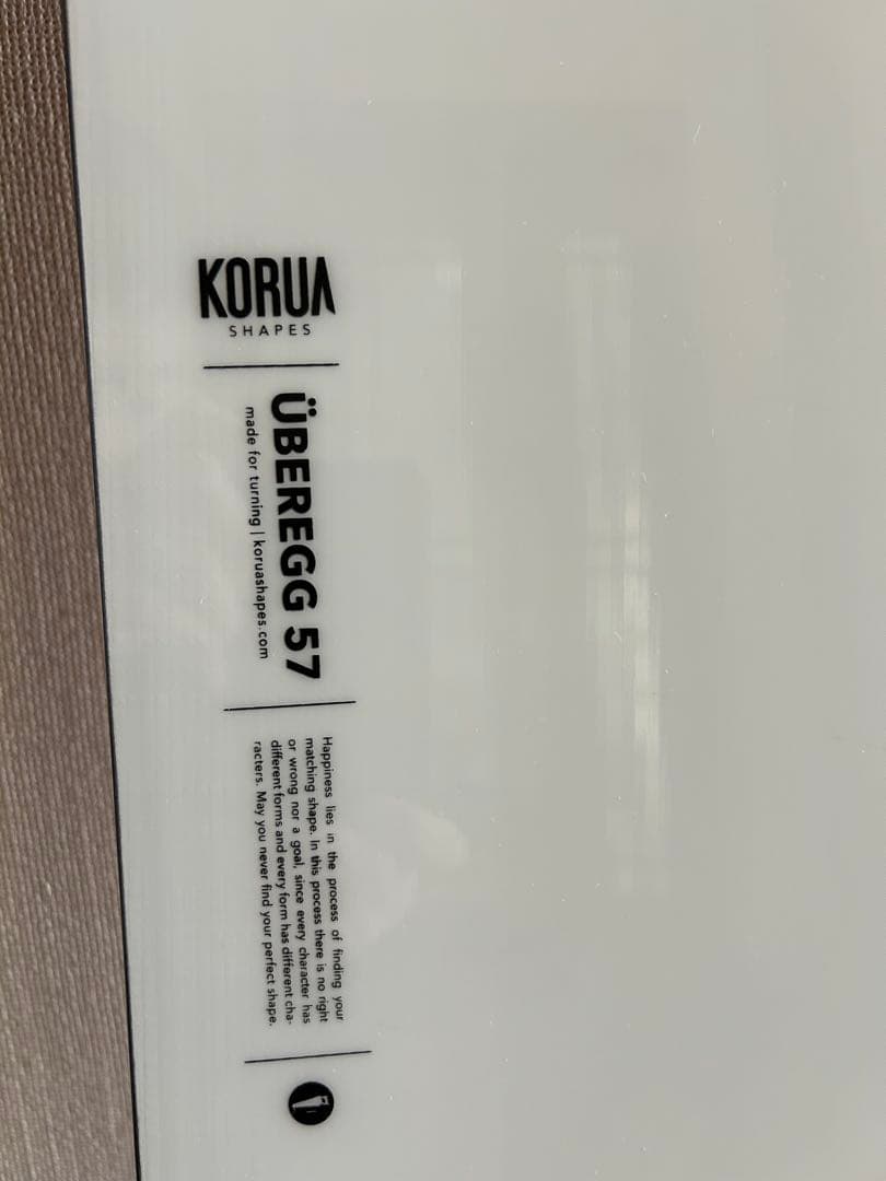 KORUA SHAPES ÜBEREGG 157cm コルア　ウーバーエッグ