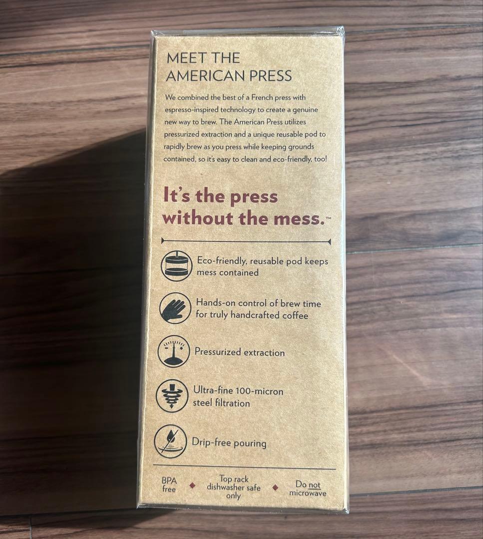 ⭐︎しち【新品未開封】アメリカンプレス　コーヒーメーカー