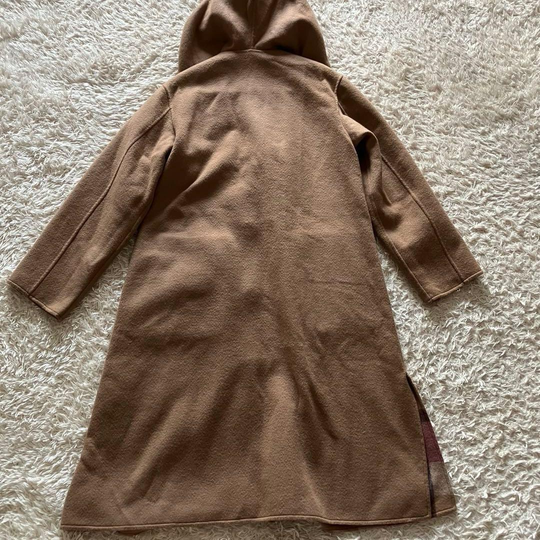 未使用品⭐️ リバーシブル✨クレストブリッジチェックダブルフェイスロングコート36