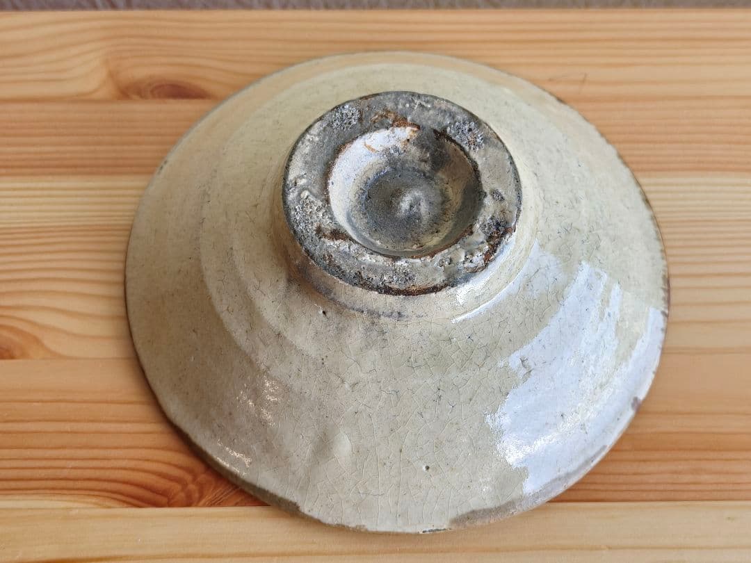 【専用】鈴木照雄 栗駒陣ヶ森窯 鉄絵五寸皿　2枚セット民藝