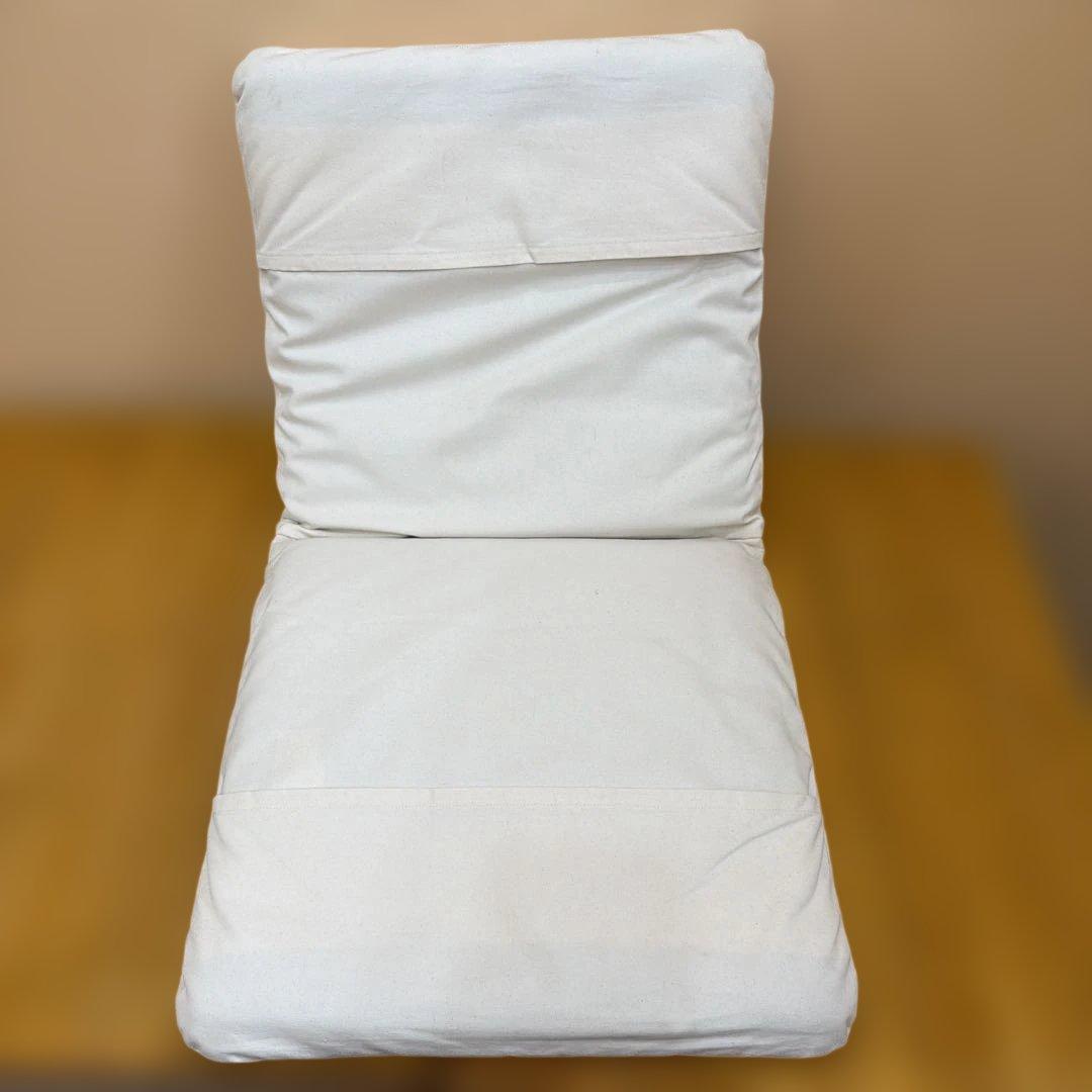 【廃盤品】無印良品 折りたたみチェア クッション付き