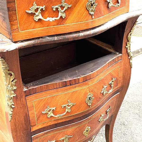 関西限定　送料別　アンティーク大理石チェスト　コンソールテーブル　サイドボード