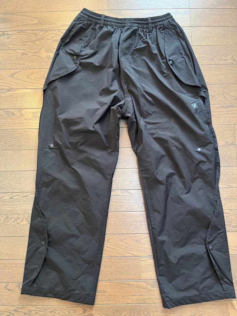 SAN SAN GEAR 24ss 変形ナイロンパンツ　ブラック
