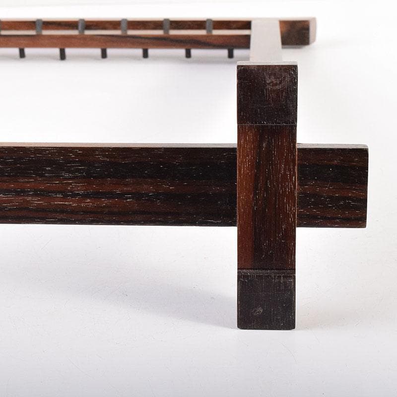 書道具　黒柿製　筆掛　筆吊　C　R7895C