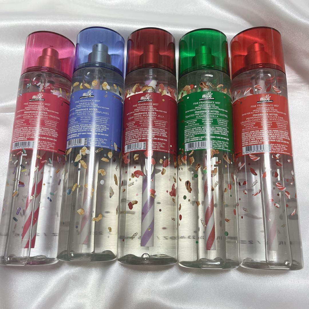 Bath&body works フレグランスミスト MILK BAR 5種