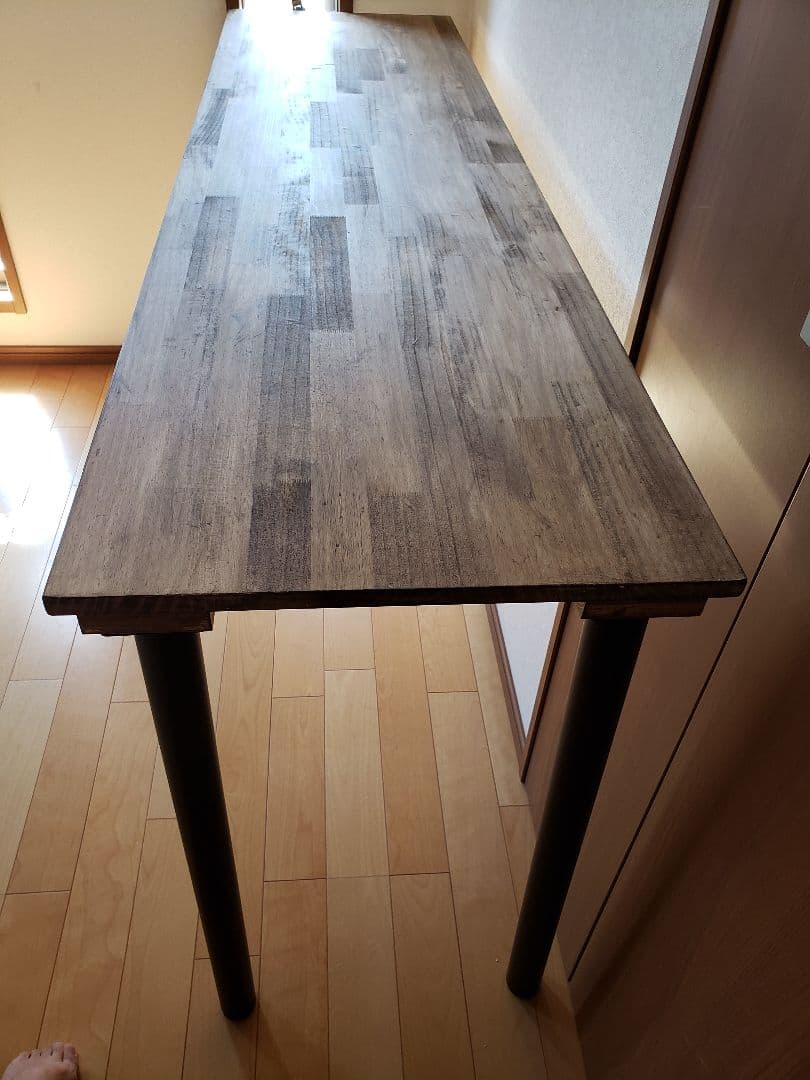 180カウンターテーブル　ウォールナットワックス仕上げ