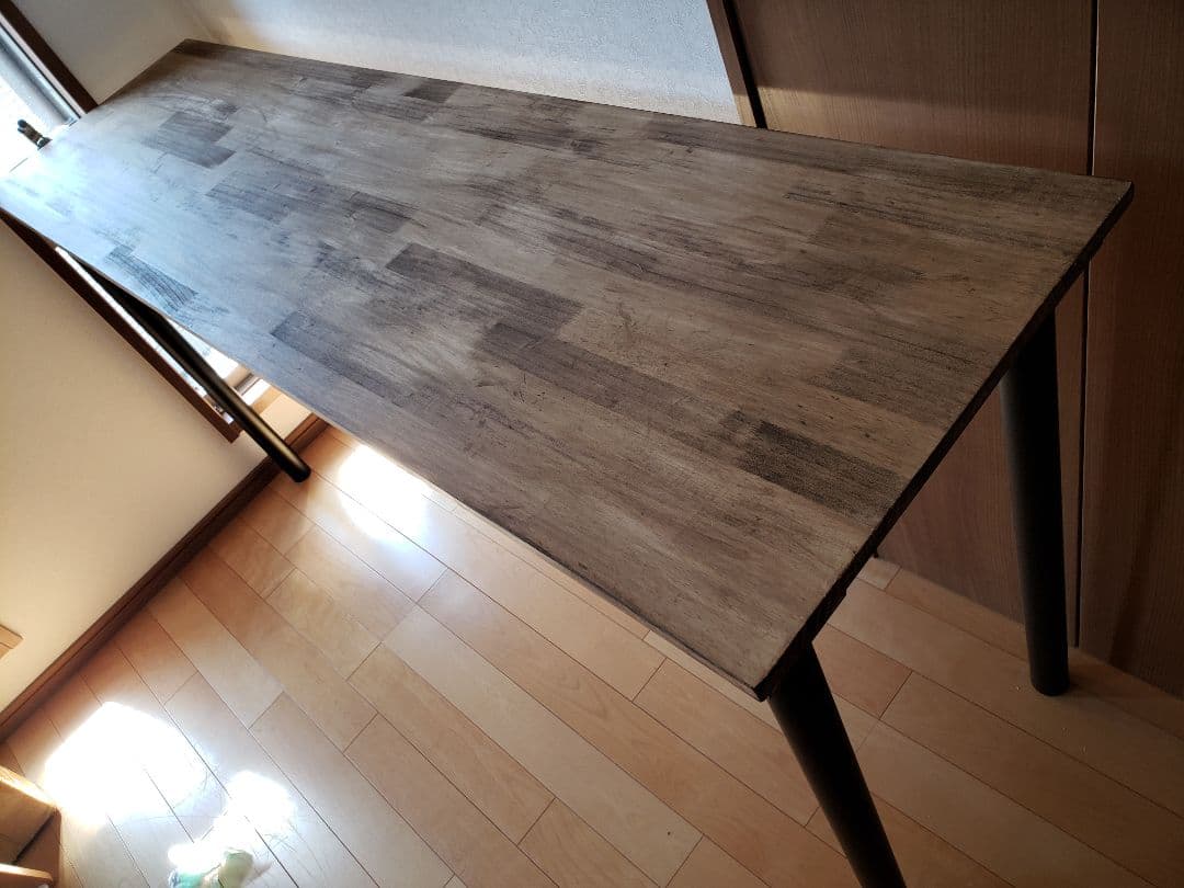 180カウンターテーブル　ウォールナットワックス仕上げ