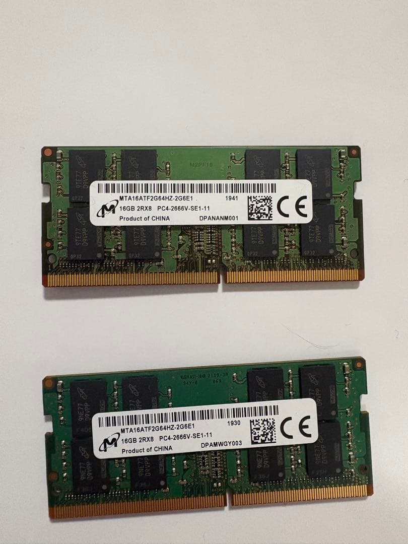 16GB 2枚32GBメモリddr4 adtec