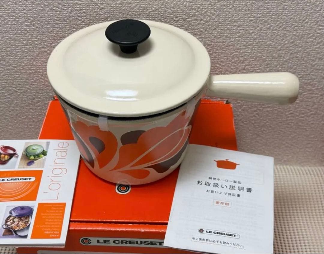 ル・クルーゼ LE CREUSET ピーコック ウィンザーポットオレンジ