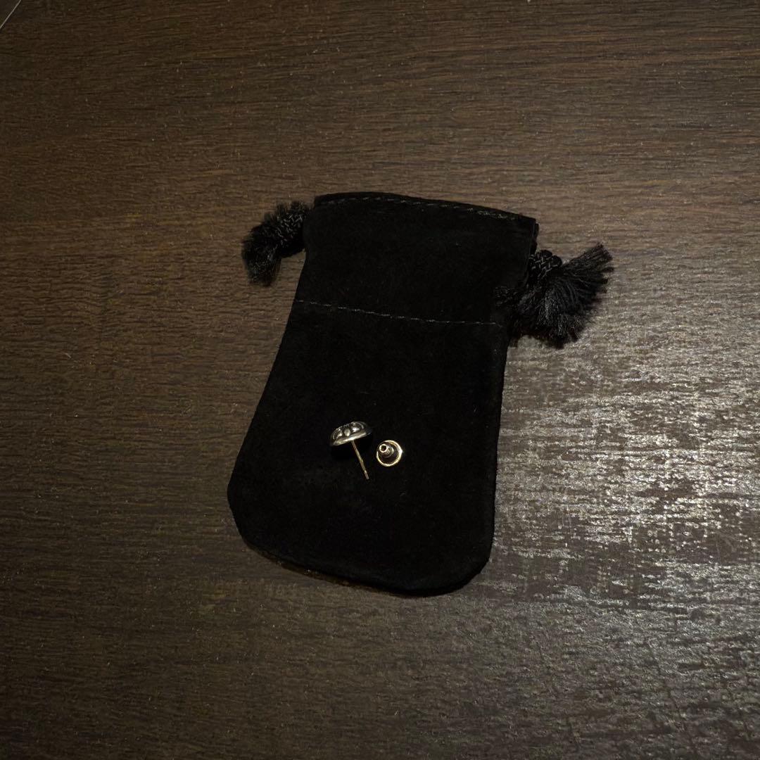 クロームハーツ　クロスボール　ダイヤ　ピアス