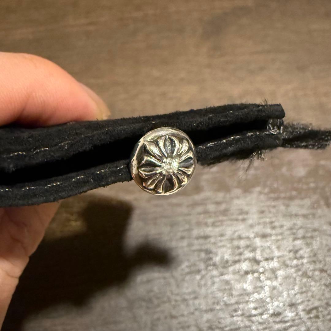 クロームハーツ　クロスボール　ダイヤ　ピアス