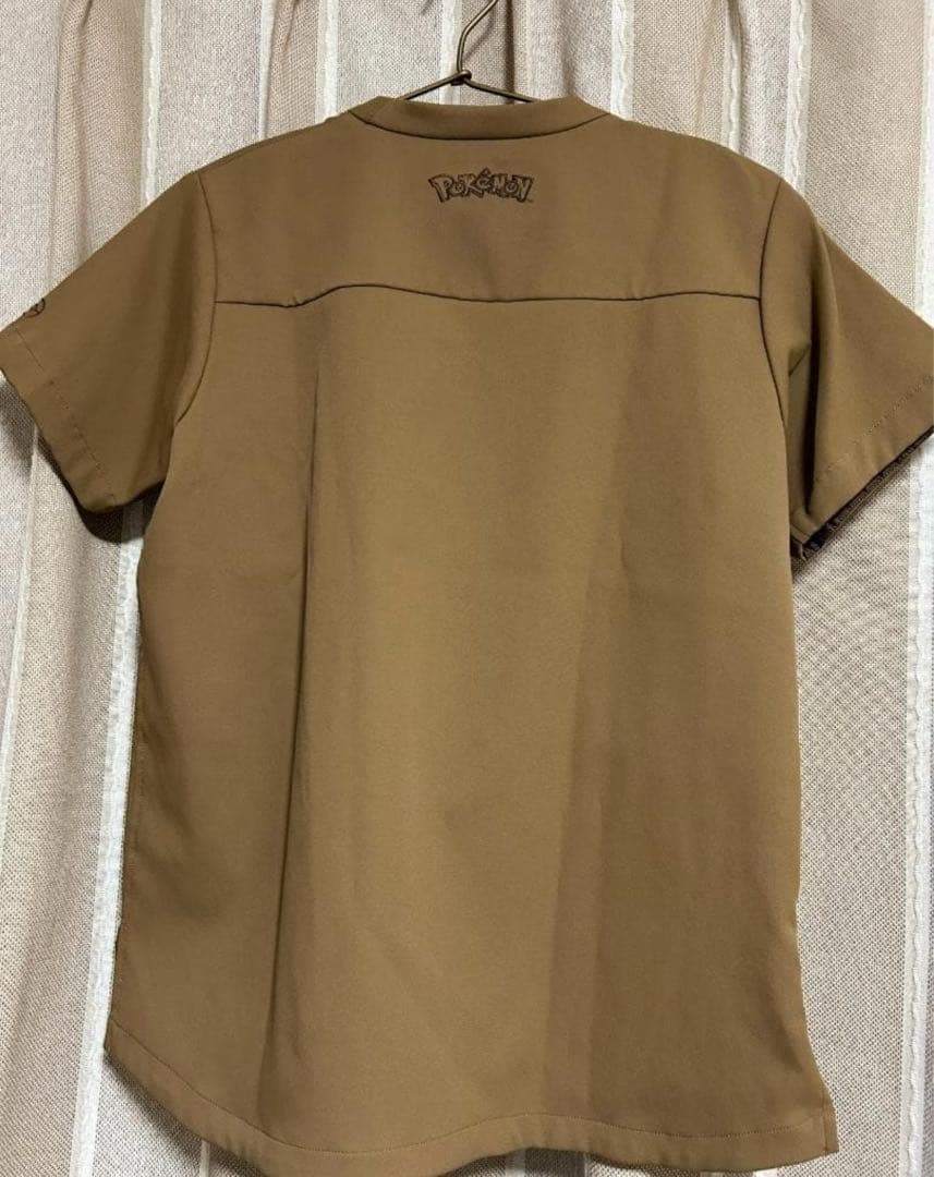 クラシコ　ポケモン イーブイ刺繍 スクラブ XS ブラウン上下セット