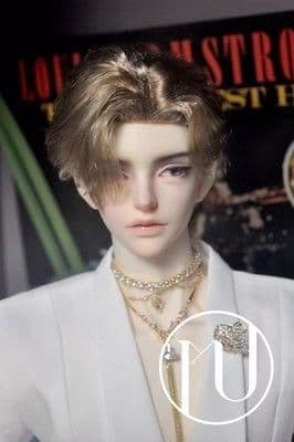 AX799 BJD 1/3 人形 ドール　用ウィッグ カツラ 耐熱 ハンドメイド