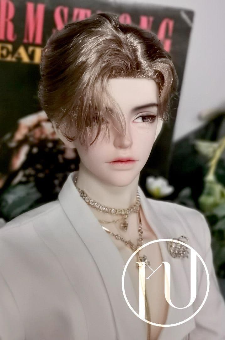 AX799 BJD 1/3 人形 ドール　用ウィッグ カツラ 耐熱 ハンドメイド